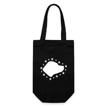 American Staffordshire Terrier - Geschenkbeutel für Flaschen - Schwarz - Vorne