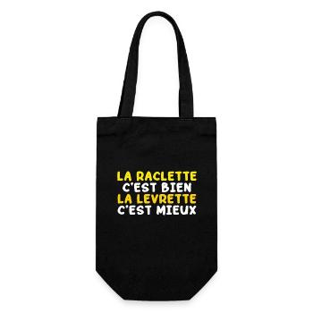 La Raclette C'Est Bien Drôle Style De Vie - Sac à bouteille - noir - Devant