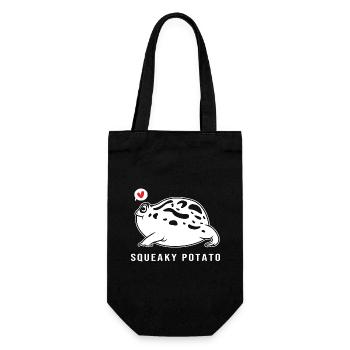 Frosch Desert Rain Frog - Geschenkbeutel für Flaschen - Schwarz - Vorne
