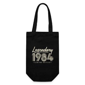 Legendary since 1984 - Gift Bag for Bottles - black - Front