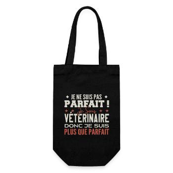 Un Vétérinaire, le Métier de Rêve Mis à l’Honneur - Sac à bouteille - noir - Devant