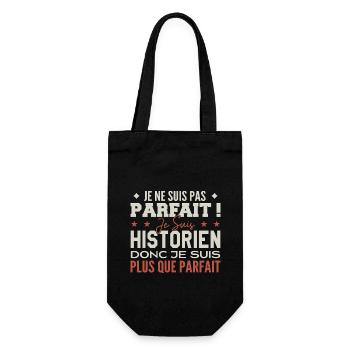 Un Historien, le Métier de Rêve Mis à l’Honneur - Sac à bouteille - noir - Devant
