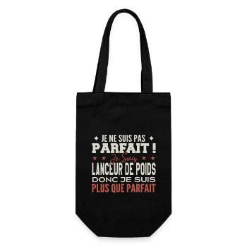 Lanceur de poids le Métier de Rêve Mis à l’Honneur - Sac à bouteille - noir - Devant