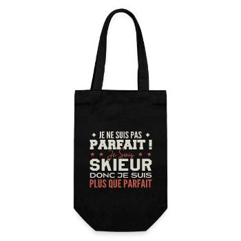 Un Skieur, le Métier de Rêve Mis à l’Honneur - Sac à bouteille - noir - Devant