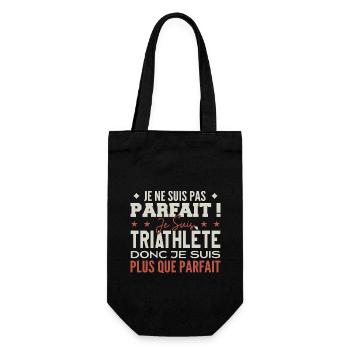 Un Triathlète, le Métier de Rêve Mis à l’Honneur - Sac à bouteille - noir - Devant