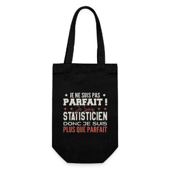 Un Statisticien, le Métier de Rêve Mis à l’Honneur - Sac à bouteille - noir - Devant