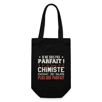 Chemiker, der Traumberuf geehrt - Geschenkbeutel für Flaschen - Schwarz - Vorne