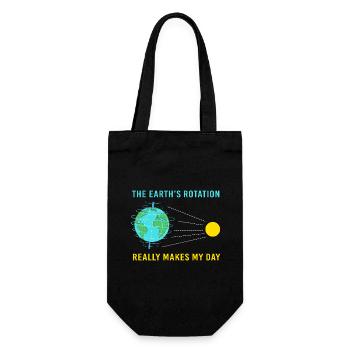 Earth Day - Geschenkbeutel für Flaschen - Schwarz - Vorne