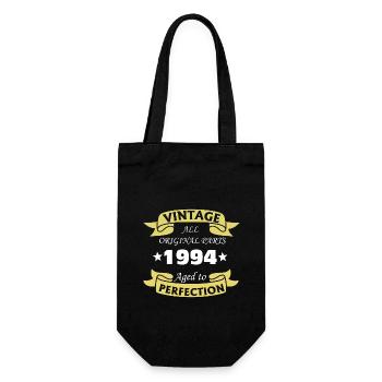 Jahrgang 1994 30 Jahre gereift - Geschenkbeutel für Flaschen - Schwarz - Vorne