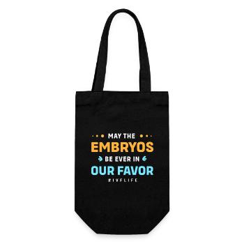 Ivf Retrieval Test Tube Artificial Insemination - Gift Bag for Bottles - black - Front