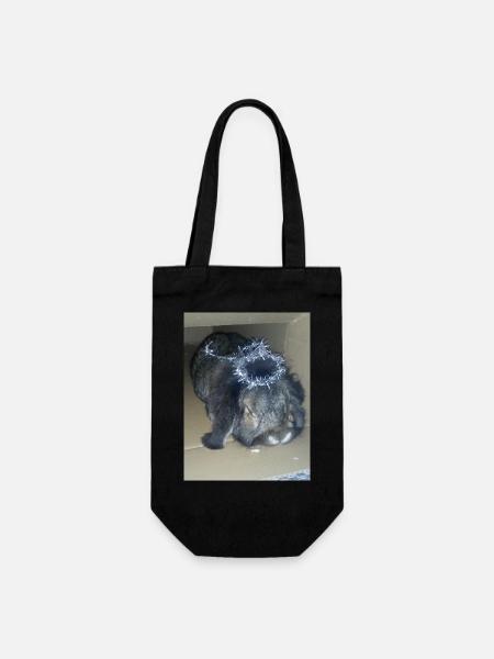 Rabbit - Gift Bag for Bottles - black
