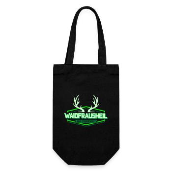 Waidfrausheil | Les couleurs peuvent être changées - Sac à bouteille - noir - Devant