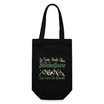 Baseballeuse aventurier passionnée de Randonnée - Sac à bouteille - noir - Devant