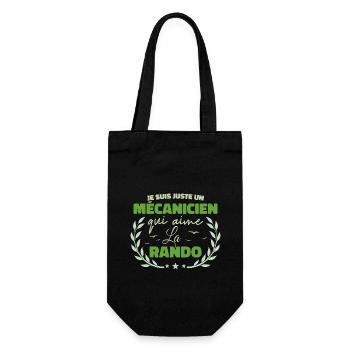 Fier d’être Mécanicien et Passionné de la Randonné - Sac à bouteille - noir - Devant