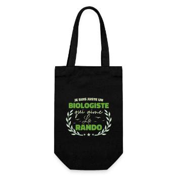 Fier d’être Biologiste et Passionné de la Randonné - Sac à bouteille - noir - Devant