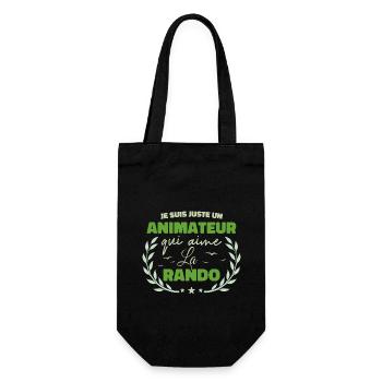 Fier d’être Animateur et Passionné de la Randonnée - Sac à bouteille - noir - Devant