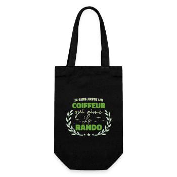 Fier d’être Coiffeur et Passionné de la Randonnée - Sac à bouteille - noir - Devant