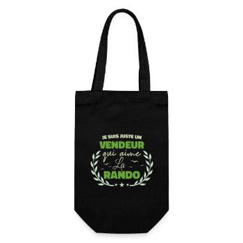 Fier d’être Vendeur et Passionné de la Randonnée - Sac à bouteille - noir - Devant