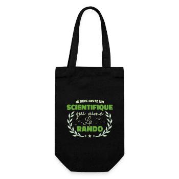 Fier d’être Scientifique et Passionné de la Rando - Sac à bouteille - noir - Devant