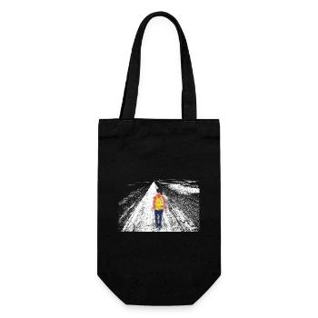 Fille seule - Sac à bouteille - noir - Devant