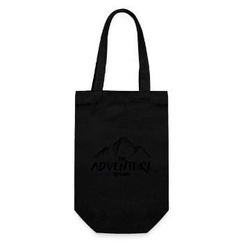 the adventure begins - Gift Bag for Bottles - black - Front