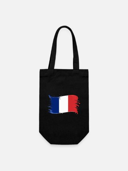 DRAPEAU DE LA FRANCE DRAPEAU FRANCE - Sac à bouteille - noir