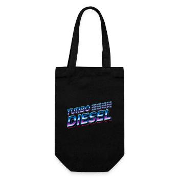 Turbo Diesel - Geschenkbeutel für Flaschen - Schwarz - Vorne