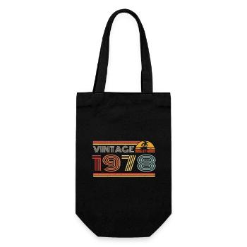1978 Limited Edition Geburtstag Outfit 1978 vintag - Geschenkbeutel für Flaschen - Schwarz - Vorne