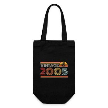 2005 Limited Edition Geburtstag Outfit 2005 vintag - Geschenkbeutel für Flaschen - Schwarz - Vorne