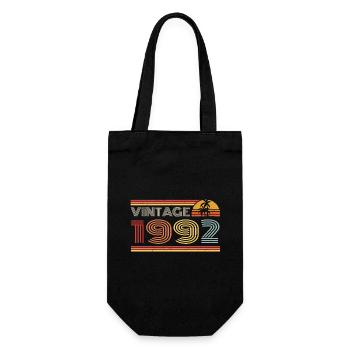 1992 Limited Edition Geburtstag Outfit 1992 vintag - Geschenkbeutel für Flaschen - Schwarz - Vorne