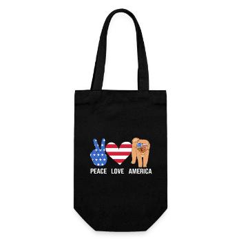 Wheaten Terrier Chien - Sac à bouteille - noir - Devant