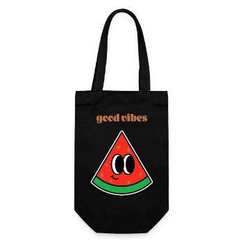 Good Vibes Only - Gift Bag for Bottles - black - Front