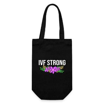 Ivf Retrieval Test Tube Artificial Insemination - Gift Bag for Bottles - black - Front