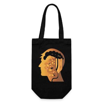 Bière artisanale dans la tête - Amateurs de bière - Sac à bouteille - noir - Devant
