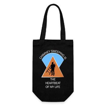 Chimney Sweep Chimney Sweep - Gift Bag for Bottles - black - Front