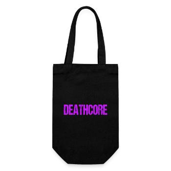 Lustiges Deathcore Pink Sarkastischer Metal - Geschenkbeutel für Flaschen - Schwarz - Vorne