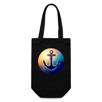Anchor Sunset Round - Sac à bouteille - noir - Devant