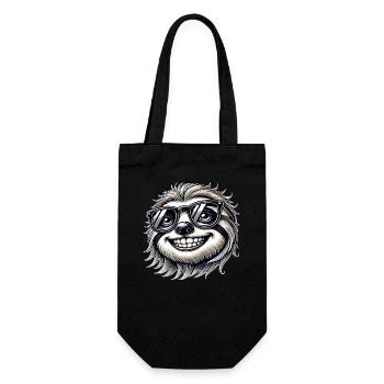 Cool Sloth Sunglasses Summer Cartoon - Gift Bag for Bottles - black - Front