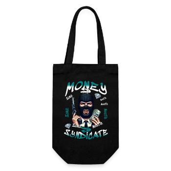 Money Syndicate - Gift Bag for Bottles - black - Front