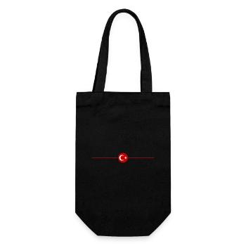 Symbole de la Turquie Drapeau Türkiye - Sac à bouteille - noir - Devant