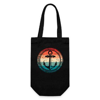 Symbole d’ancre Sailor Sailor Captain - Sac à bouteille - noir - Devant