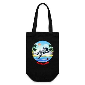 mazinasyon - Gift Bag for Bottles - black - Front