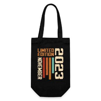2023 Novembre Cadeau d’anniversaire. Novembre 2023 - Sac à bouteille - noir - Devant