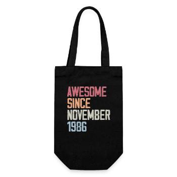 Cadeau D'anniversaire En Novembre 1986 - Sac à bouteille - noir - Devant