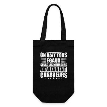 chasseur,chasse,chasseurs,meilleurs,cadeaux,cerf - Sac à bouteille - noir - Devant