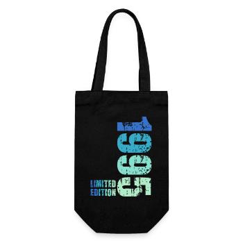 30th Birthday Born in 1995 - Gift Bag for Bottles - black - Front