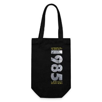 40th Birthday Original August 1985 Vintage 1985 - Gift Bag for Bottles - black - Front