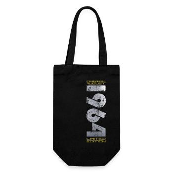 60th Birthday Original August 1964 Born 1964 - Gift Bag for Bottles - black - Front