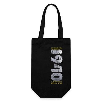 84th Birthday Original August 1940 Born 1940 - Gift Bag for Bottles - black - Front