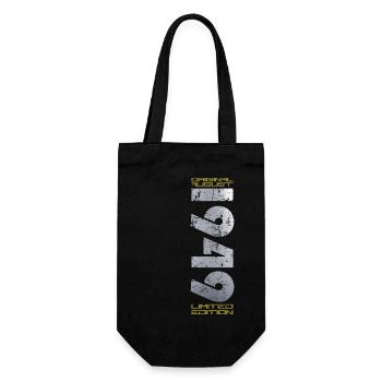 75th Birthday Original August 1949 Born 1949 - Gift Bag for Bottles - black - Front